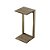 Mesa De Cabeceira Pequena 30x30x65cm Freijó Quarto Sala - Imagem 3