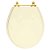 Tampa de Vaso Poliéster Carina Bone para bacia Ideal Standard com Ferragem Dourada - Imagem 1