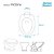 Assento Sanitário Laqueado Soft Close Victoria Branco para American Standard - Imagem 3