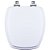 Assento Sanitário com Fechamento Lento Mondialle Branco para vaso Mondialle - Imagem 1