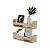 Kit 2 Prateleiras Porta Livros Carvalho 50 x 12cm Suporte Invisivel - Imagem 2