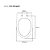 Assento Sanitário Poliester Soft Close Oval Alongado Branco para vaso Acqualive - Imagem 3