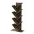 Estante Vertical Zig Zag Organizador Livros e Sapatos Freijó - Imagem 3