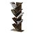 Estante Vertical Zig Zag Organizador Livros e Sapatos Freijó - Imagem 2