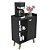Aparador Caffe Organizador Mumbai Preto com Puxador Rose Gold - Imagem 6