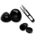Kit Tabacaria Headshop 3 Itens Cuia de Silicone Slick 3ml E Tesoura - Imagem 1
