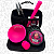 Kit 6 itens Tabacaria Beizze Cuia Dichavador Slick Tubete Tesoura Preto e Rosa - Imagem 4