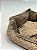 Cama para Pet Cão ou Gato 57x43x19cm (G) - Estampa círculos Marrom - Imagem 3