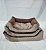 Cama para Pet Cão ou Gato 40x30x14cm (P) - Estampa Círculos Marrom - Imagem 4