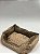 Cama para Pet Cão ou Gato 40x30x14cm (P) - Estampa Círculos Marrom - Imagem 3