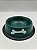 Comedouro/Bebedouro para Pet Cão ou Gato | Verde | 16cm - Imagem 1