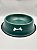 Comedouro/Bebedouro para Pet Cão ou Gato | Verde | 34cm - Imagem 1