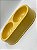 Comedouro/Bebedouro para Pet Cão ou Gato | Duplo | Amarelo | 26,5x15x5,5cm - Imagem 4