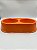 Comedouro/Bebedouro para Pet Cão ou Gato | Duplo | Laranja | 29,5x26,5x5,5m - Imagem 5