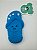 Brinquedo Para Pet Cão | Silicone | Chinelo Azul - Imagem 2