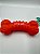 Brinquedo para Pet Cão | Silicone | Mordedor Ossinho | Vermelho - Imagem 4