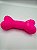 Brinquedo para Pet Cão | Silicone | Mordedor Ossinho | Rosa - Imagem 1