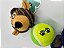 Brinquedo para Pet Cão Pelúcia com Bola e Cordão  Verde - Imagem 3