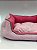 Cama para Pet Cão ou Gato 45x37x19cm (M) - Estampa Círculos Rosa - Imagem 1