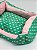 Cama para Pet Cão ou Gato 52X34X21cm (G) - Estampa Bolinhas - Verde - Imagem 2