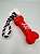 Brinquedo para Pet Cão | Osso Mordedor de Silicone com Cordão | Vermelho - Imagem 2