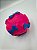 Brinquedo Para Pet Cão| Silicone | Bola Interativa Solta Ração Petisco | Rosa - Imagem 2