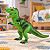 Dinossauro Tiranossauro Anda Acende Olhos Emite Som Sortido - Imagem 2
