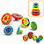 Brinquedo Infantil Conjunto de Piões Coloridos 5 em 1 - Imagem 1