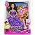 Boneca Fashion Girl Morena c/ Vestido Roxo - Imagem 1