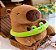 Brinquedo Capivara de Pelúcia Com Boia de Sapo de 40cm - Imagem 3