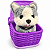 Brinquedo Cachorro Husky Pelúcia Movimento Som e Acessórios - Imagem 2
