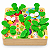 Brinquedo Jogo Educativo de Colheita de Legumes em Madeira - Imagem 1