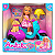 Boneca Anikiki c/ Scooter-Cachorrinho-Sidecar e Capacete - Imagem 1