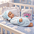 Boneca Bebê 30cm Soninho com Travesseiro e Naninha - Imagem 3
