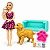 Brinquedo Kit Boneca com Cachorro e Acessórios - Imagem 2