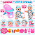 Brinquedo Boneca Bebê 30cm Com Cadeirinha E Acessórios - Imagem 2