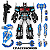 Brinquedo Robô Transformável em Caminhão 18cm 13 Acessórios - Imagem 3