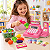 Brinquedo Caixa Registradora Calc. Cesta Legumes Acessórios - Imagem 3
