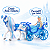 Brinquedo Carruagem de Princesa com Cavalo que Anda Luz Som - Imagem 2