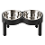 Comedouro/Bebedouro Pet Elevado 10cm c/ Potes em Inox 250ml - Imagem 5