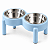 Comedouro/Bebedouro Pet Elevado 10cm c/ Potes em Inox 250ml - Imagem 3