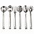 Talheres de Servir Aço Inox c/ Gancho Aprox. 35cm Kit ou Pç - Imagem 1