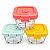 Mini Pote Hermético de Vidro com Tampa Plástica e Trava 160ml - Imagem 1