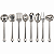 Talheres de Servir Inox 30cm Kit 8 Peças ou Avulso - Imagem 1