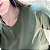 Camiseta Básica Feminina - Verde Oliva - Imagem 3