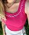 Regata Croped Linho - Pink - Imagem 4