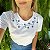 Camiseta Margaridas Branca - Imagem 4