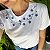 Camiseta Margaridas Branca - Imagem 5