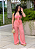 Conjunto Top Faixa e Calça Pantalona Coral - Imagem 4