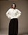 Blusa de Tricot Mousse Glam com Punhos de Pelo - Imagem 4